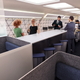 Image for article titled These modular plane pods designed by Airbus can be made into a coffee shop, spa, or play area